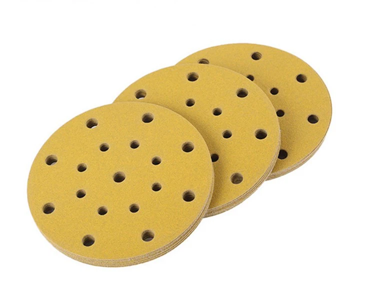 Round aluminium oxide sanding discs