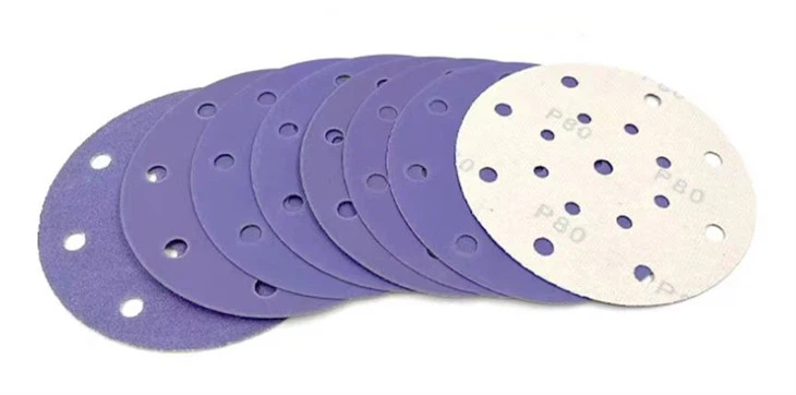 Purple Ceramic Sanding Discs
