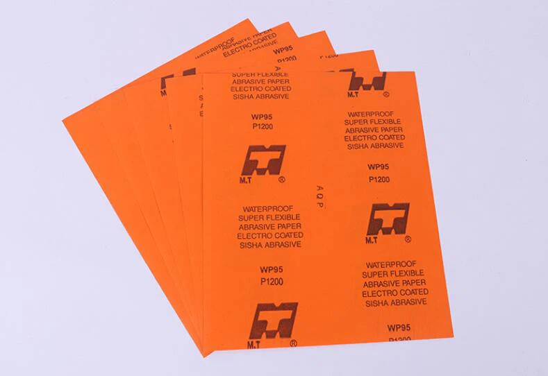 Orange wet dry sand paper for car paint 01 Orange wet dry sand paper for car paint 01