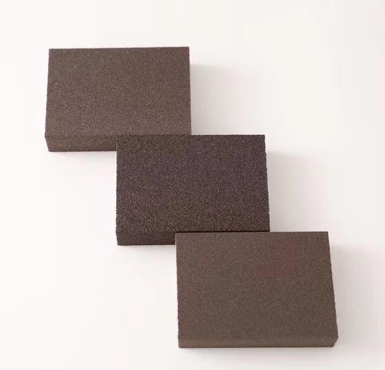 125*90*25mm One Side Angled Aluminum Oxide Sanding Sponge-Sanding Blocks