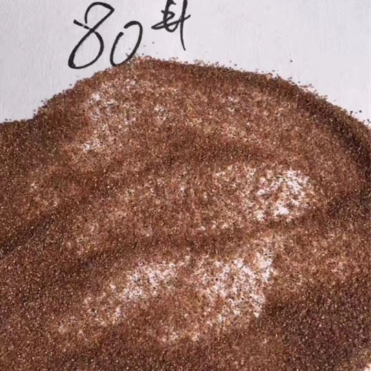 Garnet sand blast media