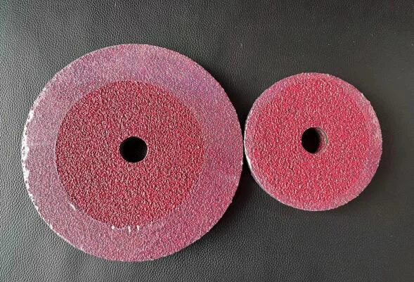 Resin fiber sanding discs